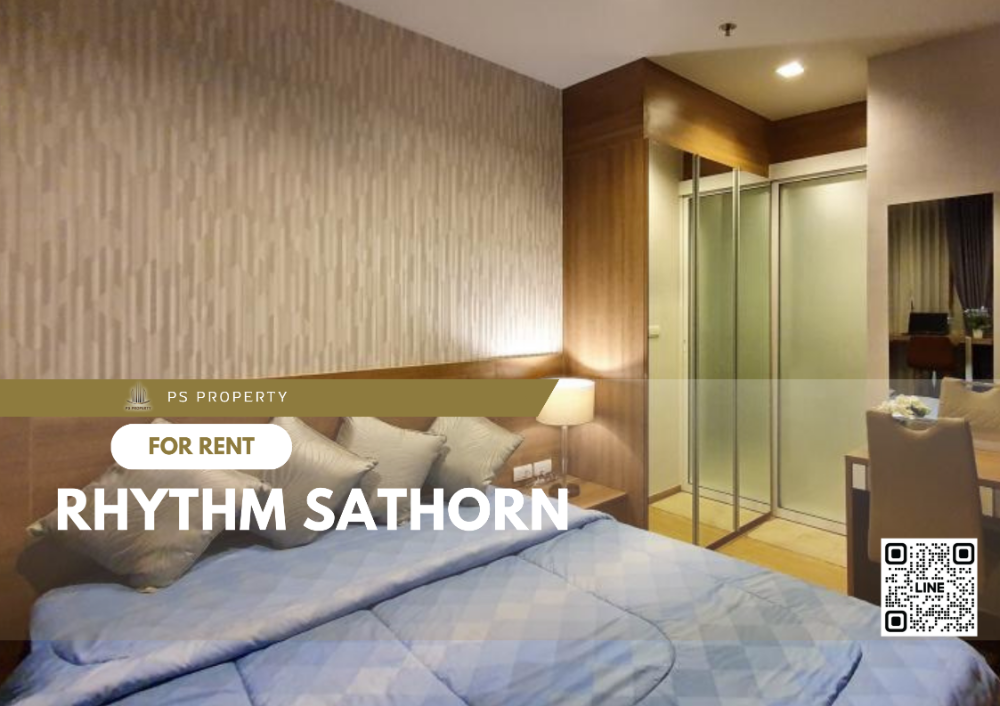 ให้เช่าคอนโดสาทร นราธิวาส : ให้เช่า ✨ Rhythm Sathorn - Narathiwas ✨ เฟอร์นิเจอร์ และ เครื่องใช้ไฟฟ้าครบ ใกล้ BTS สะพานตากสิน