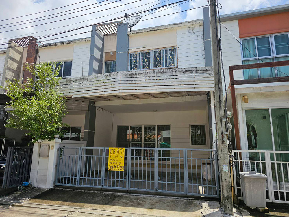 ขายทาวน์โฮมลาดกระบัง สุวรรณภูมิ : ขายเช่าทาวน์โฮม 3 ห้องนอน 2 ห้องน้ำ 20 ตรว. รีโนเวทแล้ว หมู่บ้าน นาราทาวน์ ประเวศ