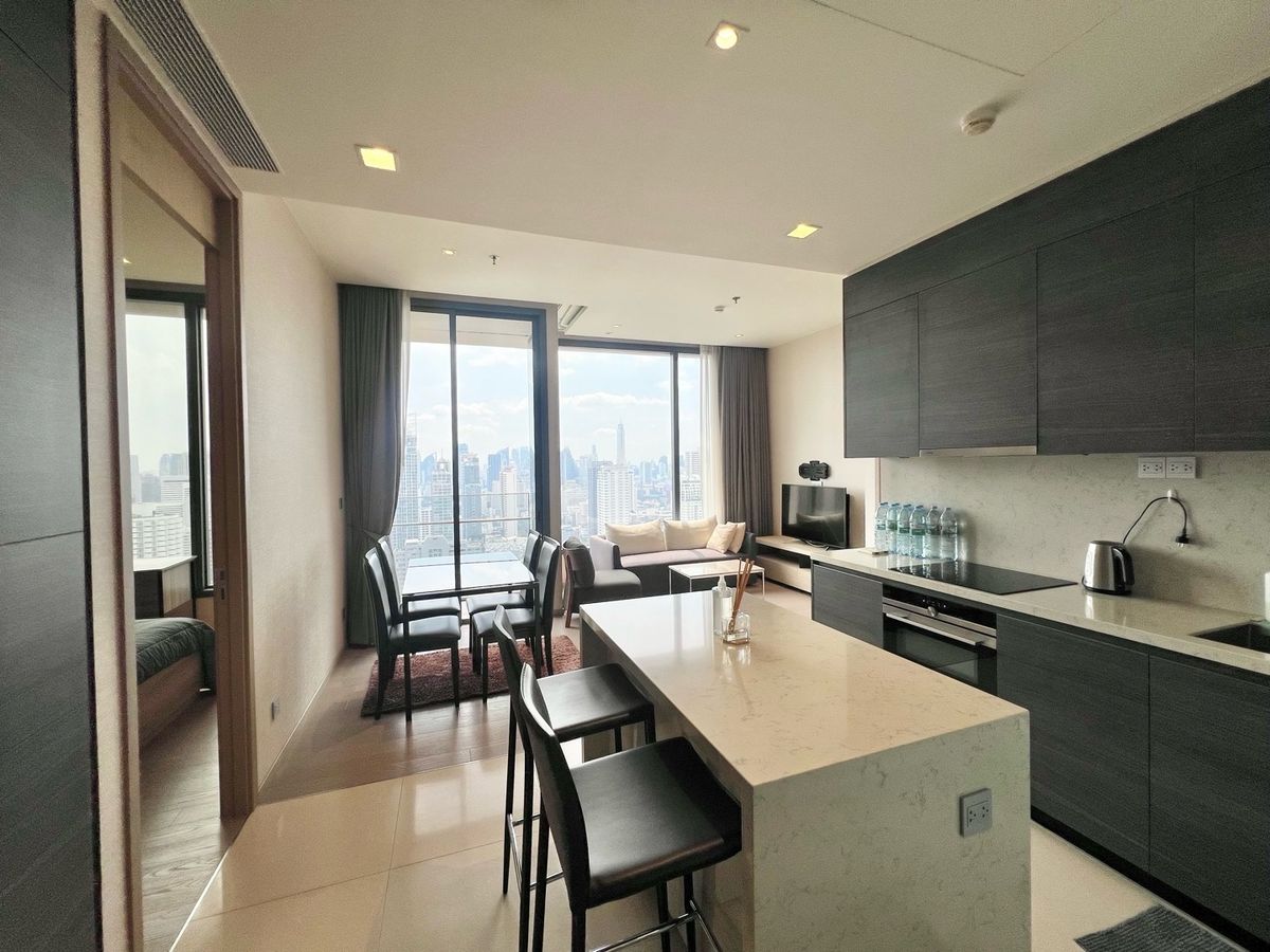 For RentCondoSukhumvit, Asoke, Thonglor : The Esse Asoke 2B2B 76sqm High floor /Unblocked view 70k Call: 0635925888