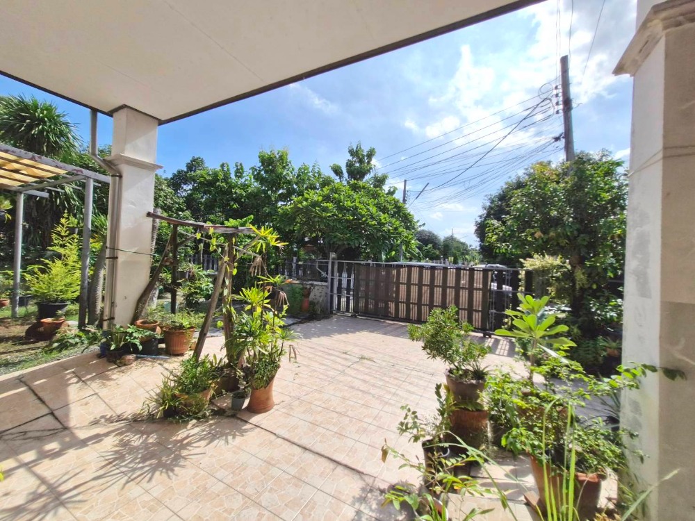 ขายบ้านมีนบุรี-ร่มเกล้า : ขายบ้านเดี่ยวพนาสนธิ์ การ์เด้นโฮม 3 หลังมุม บริเวณกว้างขวาง ราคาถูก ร่มเกล้าซอย 15