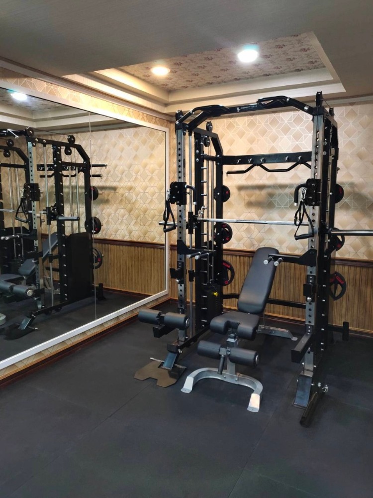 For SaleHouseNawamin, Ramindra : 3-storey detached house, Chalada Sai Mai, near the lake, convenient for walking, convenient for shopping