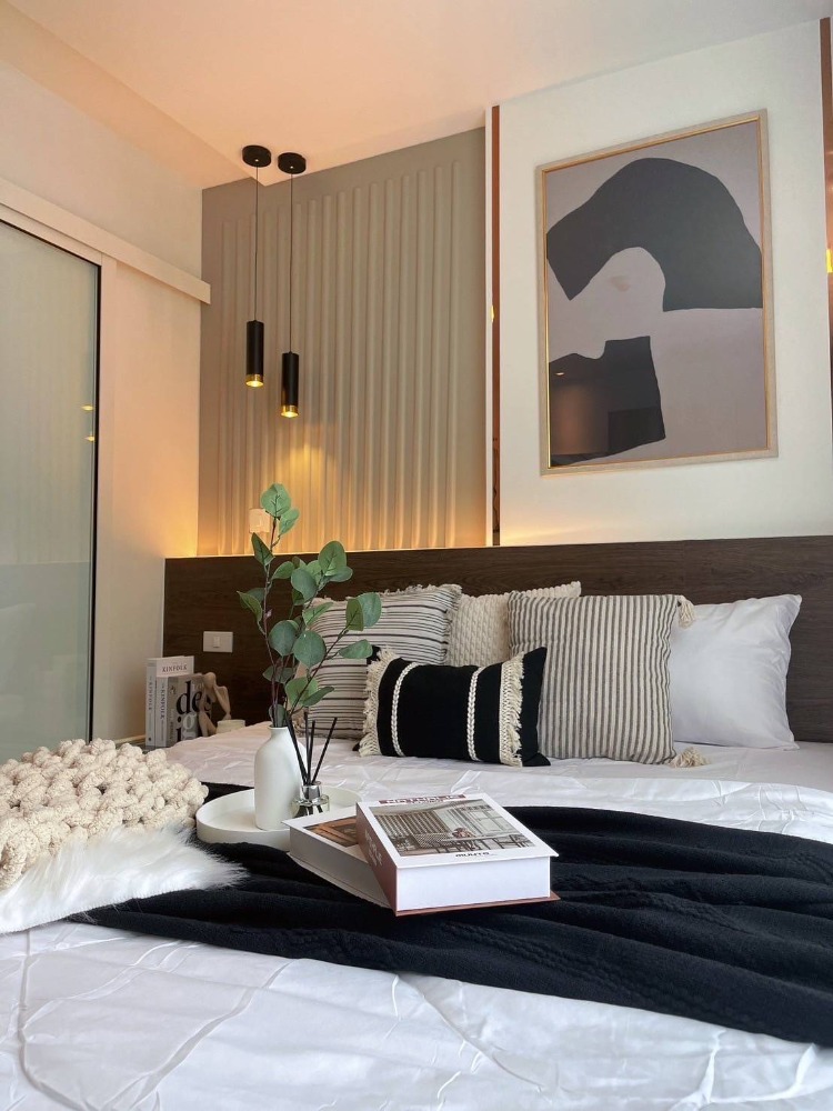 For SaleCondoKasetsart, Ratchayothin : Condo for sale: Chambers Chan Lat Phrao-Wang Hin, near BTS Senanikhom, newly decorated, ready to move in
