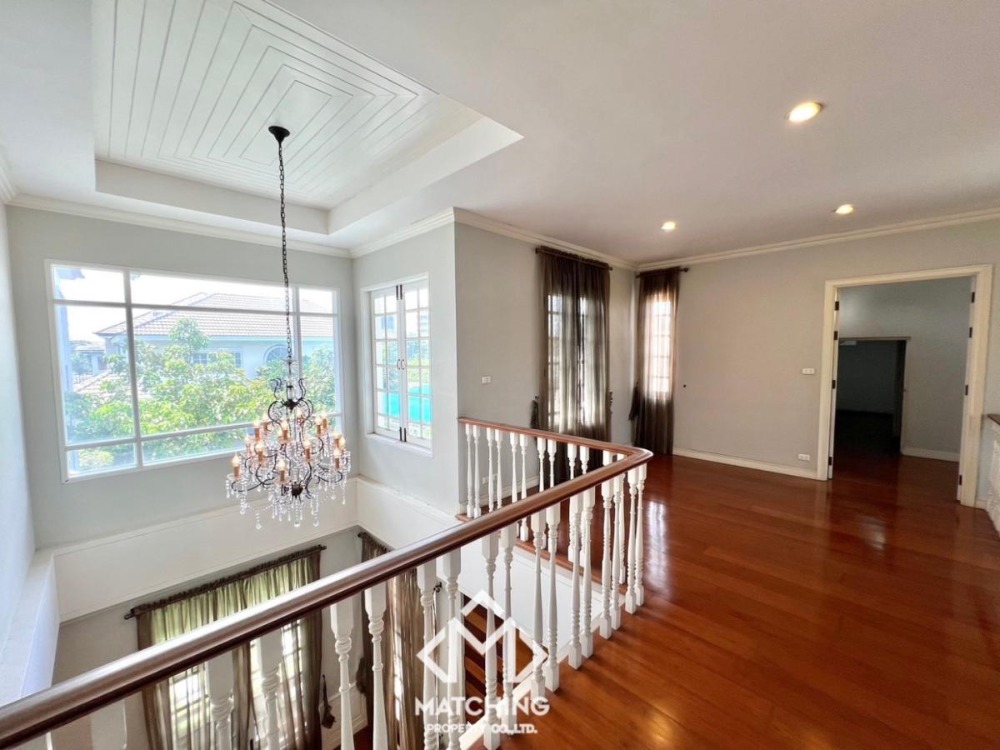 For SaleHouseBang Sue, Wong Sawang, Tao Pun : 2-storey single house, self-built, English style, near MRT Tiwanon Intersection, walking distance only 500 m.