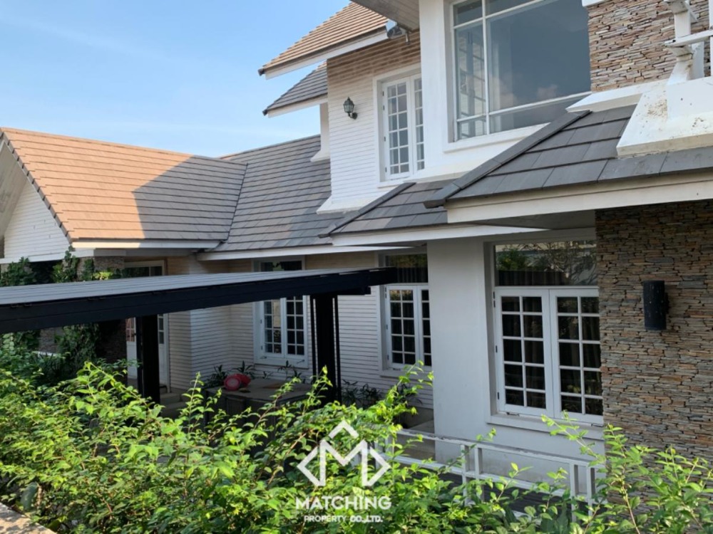 For SaleHouseBang Sue, Wong Sawang, Tao Pun : 2-storey single house, self-built, English style, near MRT Tiwanon Intersection, walking distance only 500 m.