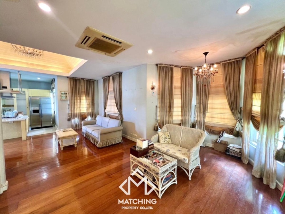 For SaleHouseBang Sue, Wong Sawang, Tao Pun : 2-storey single house, self-built, English style, near MRT Tiwanon Intersection, walking distance only 500 m.