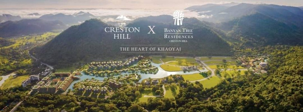 For SaleCondoPak Chong KhaoYai : Banyan Tree Residences Creston Hill Branded Residences Luxury 1 Bedroom 64 Sq.m. Starting at 14 MB.*