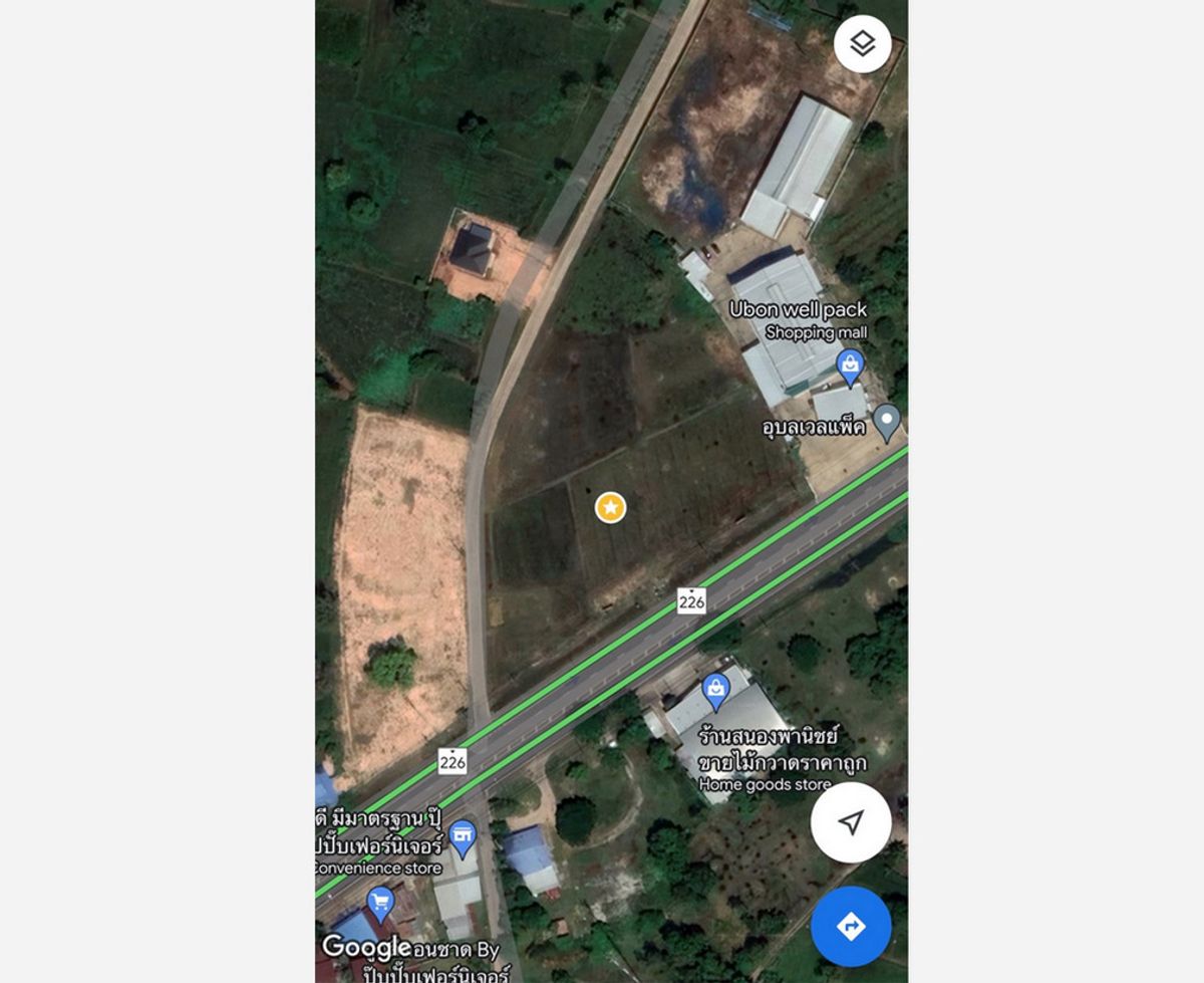 For RentLandUbon Ratchathani : For inquiries, call: 098-936-6468. For rent (long term), land in Warin Chamrap, Ubon Ratchathani, area 5-1-70 rai, on Highway 226, Bung Wai Subdistrict, Warin Chamrap District, Ubon Ratchathani.