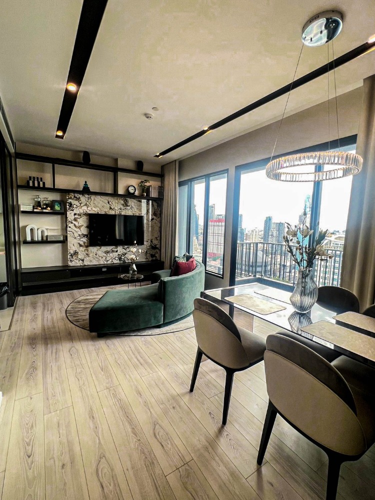 ให้เช่าคอนโดราชเทวี พญาไท : The Room พญาไท 2 ห้องนอน ห้องตัวอย่าง  Brand new ชั้นสูง