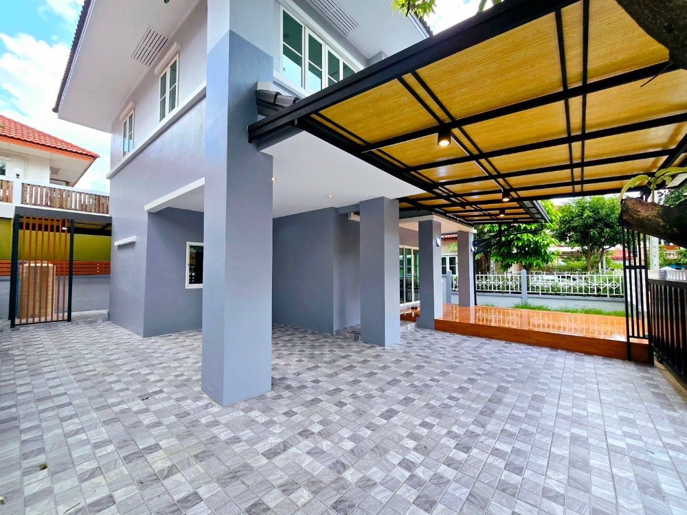 For SaleHouseNawamin, Ramindra : For sale: 2-storey detached house, beautiful, ready to move in, The Sweet Garden Ville 2 Village, Soi Nong Rahaeng 3, Khlong Sam Wa, near Chatuchak Expressway, Sai Mai, Maruey Market, Lam Luk Ka, Wongkorn Market, Km. 8, Or Ngoen, Phetkasem, Min Buri, Suwi