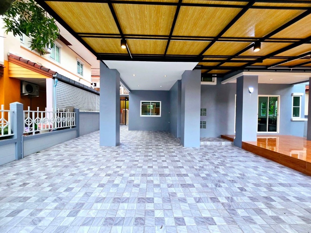 For SaleHouseNawamin, Ramindra : For sale: 2-storey detached house, beautiful, ready to move in, The Sweet Garden Ville 2 Village, Soi Nong Rahaeng 3, Khlong Sam Wa, near Chatuchak Expressway, Sai Mai, Maruey Market, Lam Luk Ka, Wongkorn Market, Km. 8, Or Ngoen, Phetkasem, Min Buri, Suwi