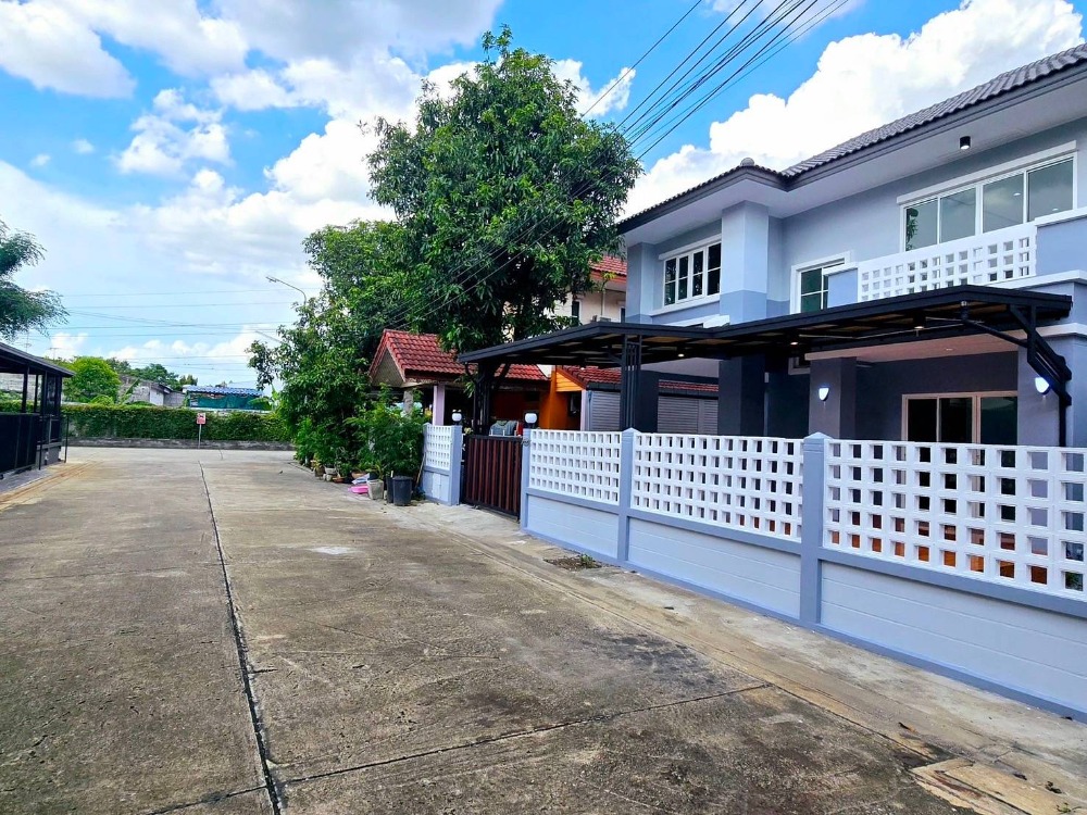 For SaleHouseNawamin, Ramindra : For sale: 2-storey detached house, beautiful, ready to move in, The Sweet Garden Ville 2 Village, Soi Nong Rahaeng 3, Khlong Sam Wa, near Chatuchak Expressway, Sai Mai, Maruey Market, Lam Luk Ka, Wongkorn Market, Km. 8, Or Ngoen, Phetkasem, Min Buri, Suwi