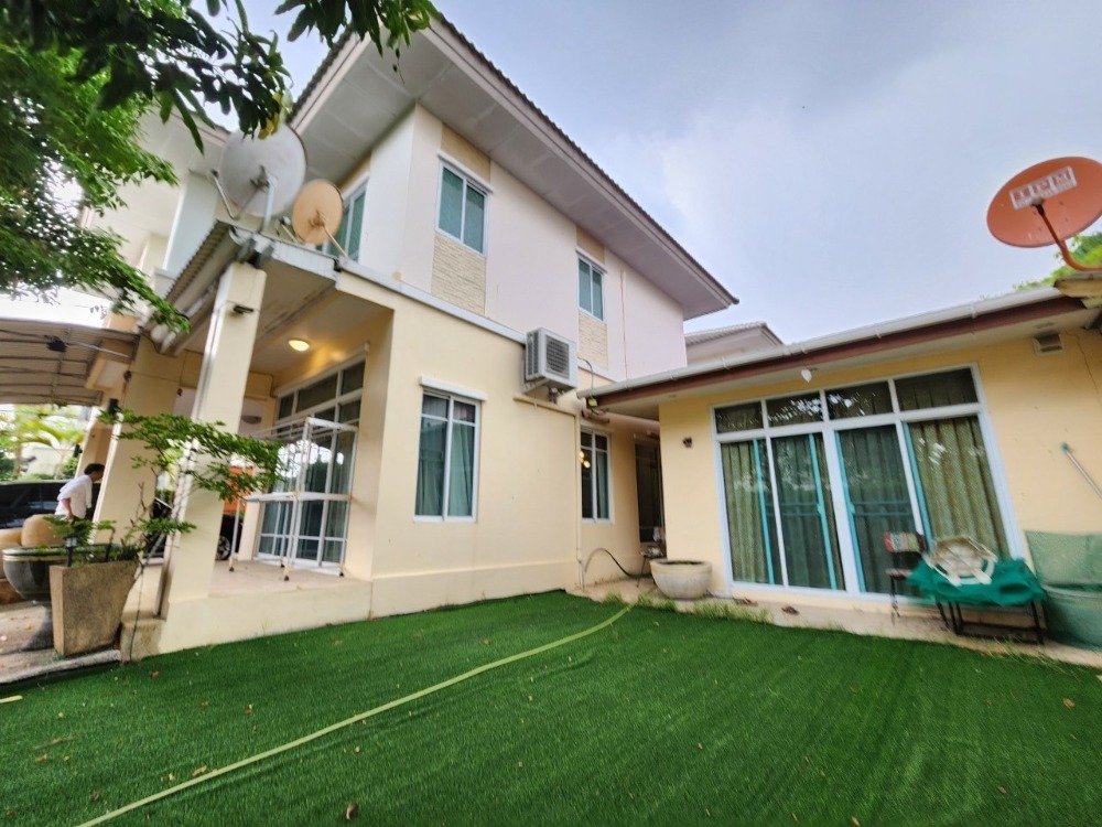 ให้เช่าบ้านพระราม 5 ราชพฤกษ์ บางกรวย : ให้เช่า บ้านเดี่ยว The Plant ราชพฤกษ์ แปลงริม พื้นที่เยอะ ติดคลับเฮ้าส์  3 ห้องนอน 3 ห้องน้ำ