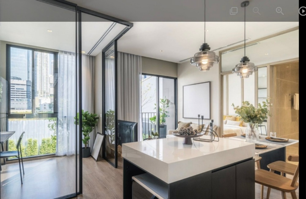 ขายคอนโดพระราม 9 เพชรบุรีตัดใหม่ RCA : S-NUER103  นิว ดิสทริค อาร์ไนน์, ชั้น 20 ตึก9 วิวเมือง 34.8 ตรม. 6.9 ล้าน 064-959-8900