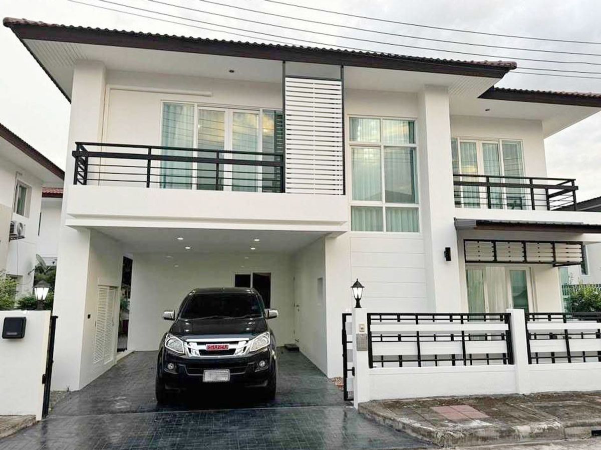 ให้เช่าบ้านเชียงใหม่ : บ้านในโครงการให้เช่า เดือนละ 40,000 บาท ใกล้บิ๊กซีดอนจั่นเพียง 5 นาที No.15H587