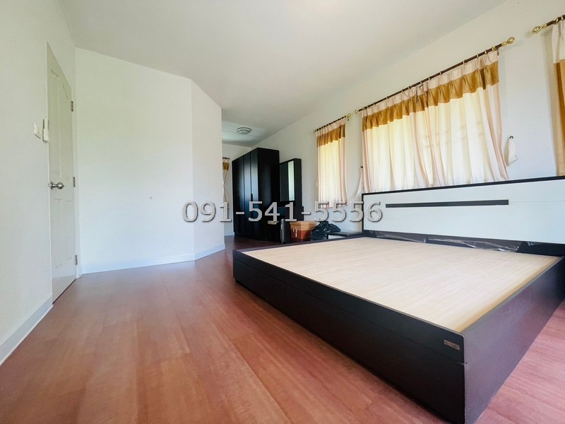 For SaleHousePathum Thani,Rangsit, Thammasat : 2-story detached house for sale, Prueklada Rangsit, Khlong 4, area 51 sq m, 3 bedrooms, 2 bathrooms, newly renovated, front of the house faces south.