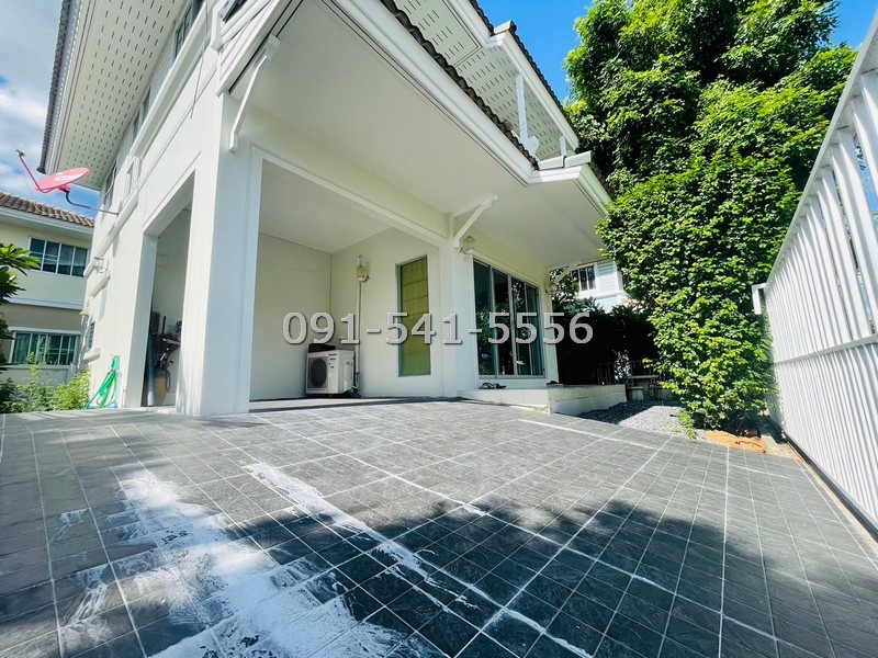 For SaleHousePathum Thani,Rangsit, Thammasat : 2-story detached house for sale, Prueklada Rangsit, Khlong 4, area 51 sq m, 3 bedrooms, 2 bathrooms, newly renovated, front of the house faces south.