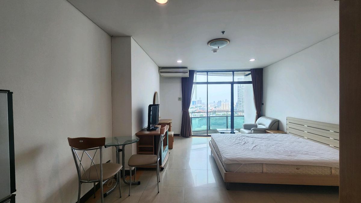 ให้เช่าคอนโดคลองเตย กล้วยน้ำไท : Lumpini Park View | ให้เช่าห้องสตูดิโอ หันทิศใต้ วิวดี เงียบสงบ ใกล้จุฬา ติด MRT ลุมพินี ทางออกที่ 1 ตรงข้าม One Bangkok