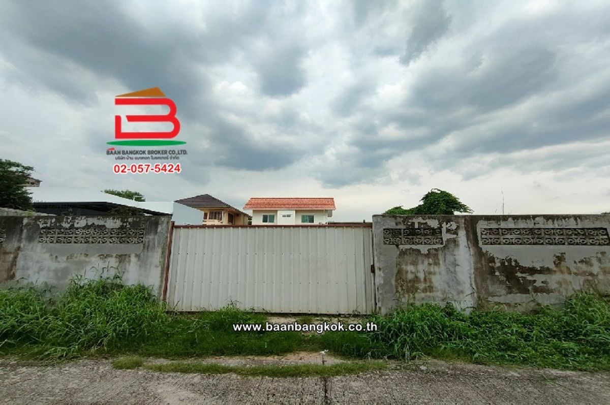 For SaleLandKasetsart, Ratchayothin : Land filled, Ram Intra 65, Soi 2-12, area 104 sq w., Ram Intra Road, Tha Raeng Subdistrict, Bang Khen District, Bangkok
