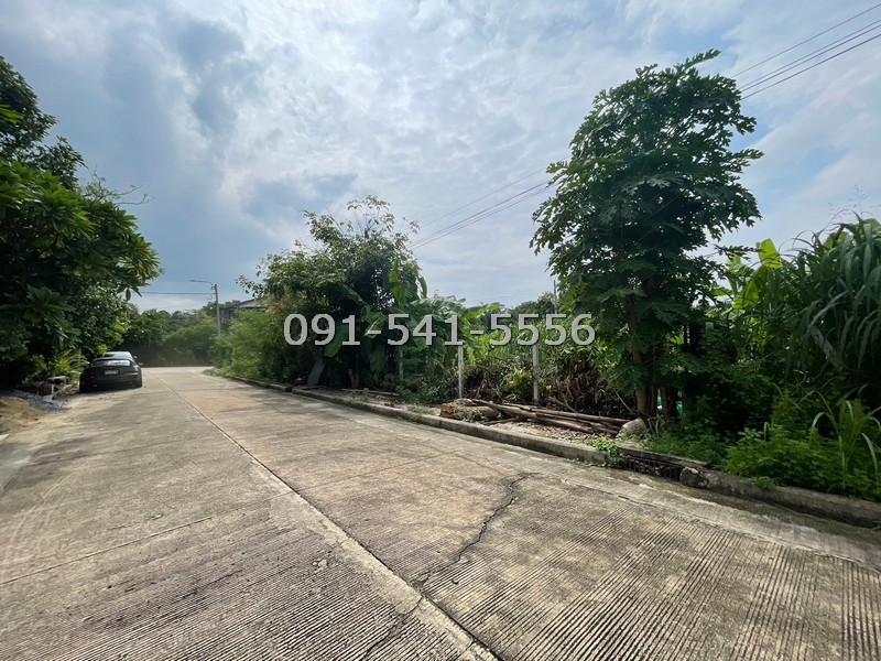 ขายที่ดินเลียบทางด่วนรามอินทรา : ขายที่ดิน 113 ตรว แปลงมุม ติดถนน 2 ด้าน ม.ปัญญาเลคโฮม นิมิตใหม่ 28 เงียบสงบ สะอาด ถนนค่อนข้างกว้าง