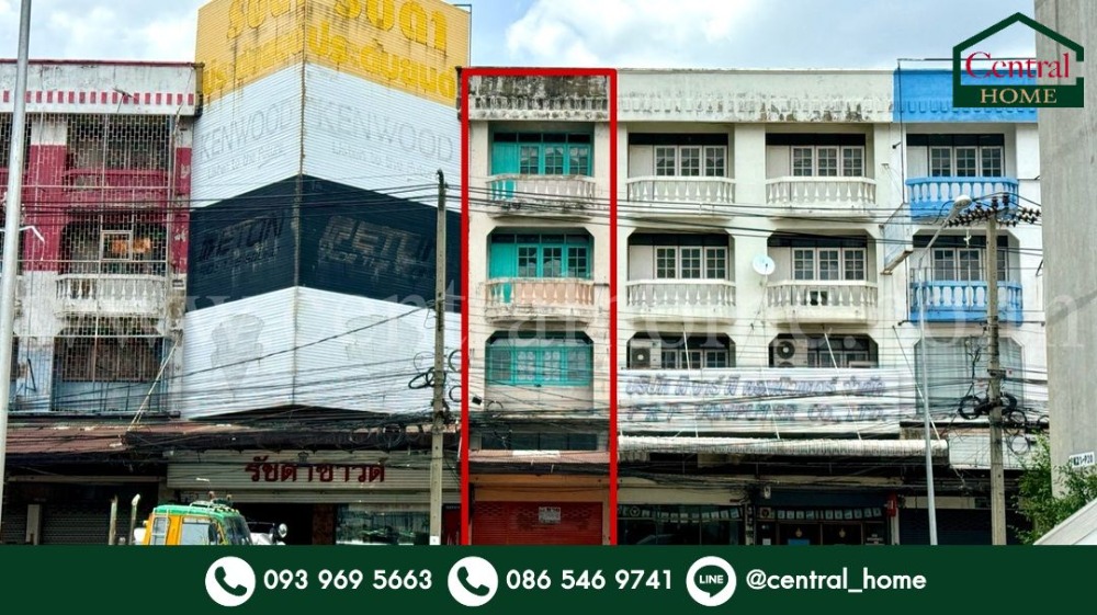 For RentShop HouseNawamin, Ramindra : For rent: 4-storey commercial building on Ram Intra Road, near MRT Watcharapol