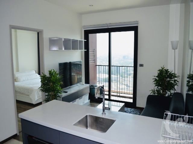 For RentCondoOnnut, Udomsuk : For rent! Condo Wyne by Sansiri near BTS Phrakhanong 300 meters, 1 bedroom, 1 bathroom, 41 sq m., 18,000 per month