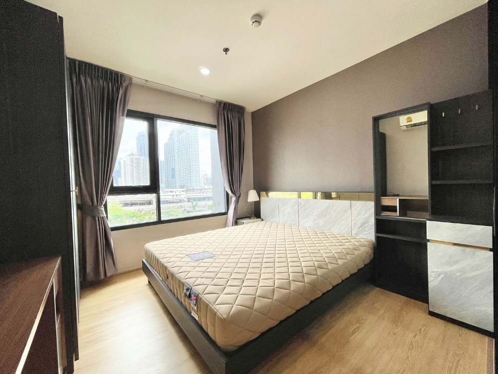 For RentCondoRama9, Petchburi, RCA : For rent Life Asoke 1 bedroom 1 bathroom, fully furnished, ready to move in, near MRT Phetchaburi