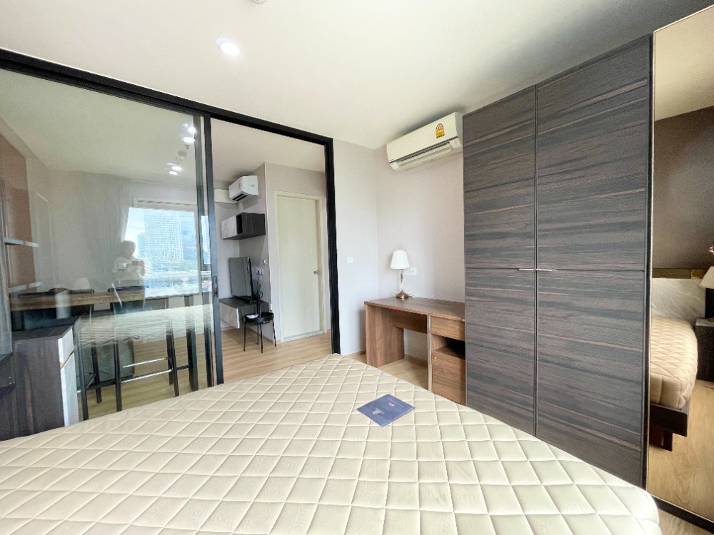 For RentCondoRama9, Petchburi, RCA : For rent Life Asoke 1 bedroom 1 bathroom, fully furnished, ready to move in, near MRT Phetchaburi