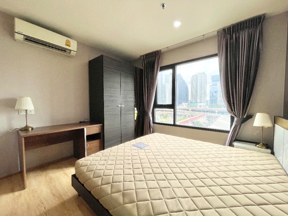 For RentCondoRama9, Petchburi, RCA : For rent Life Asoke 1 bedroom 1 bathroom, fully furnished, ready to move in, near MRT Phetchaburi