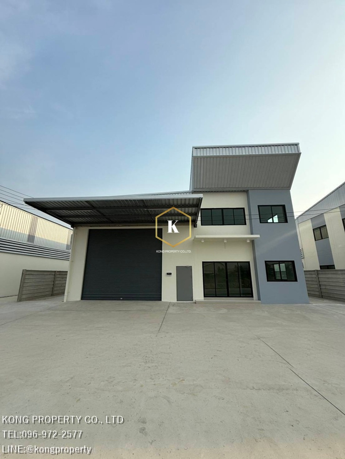 ให้เช่าโรงงานสมุทรปราการ สำโรง : ให้เช่าโกดัง บางพลี สมุทรปราการ (สร้างใหม่) พื้นที่ 468-1116 ตรม