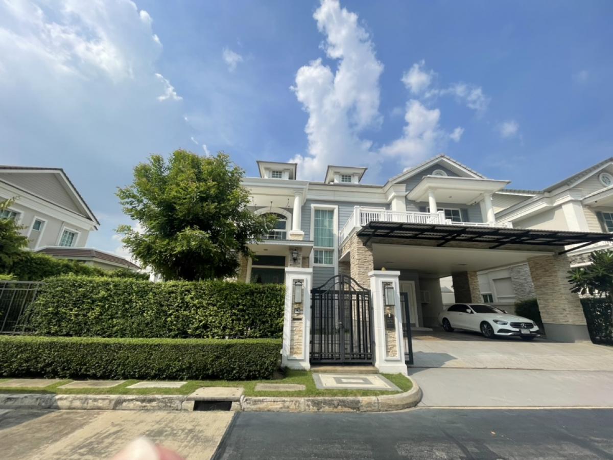 ให้เช่าบ้านบางนา แบริ่ง ลาซาล : ให้เช่า ❗️บ้านหรูใกล้โรงเรียนนานาชาติ ตรงข้ามเมกะบางนา 124 ตรว เช่า 220,000฿/เดือน