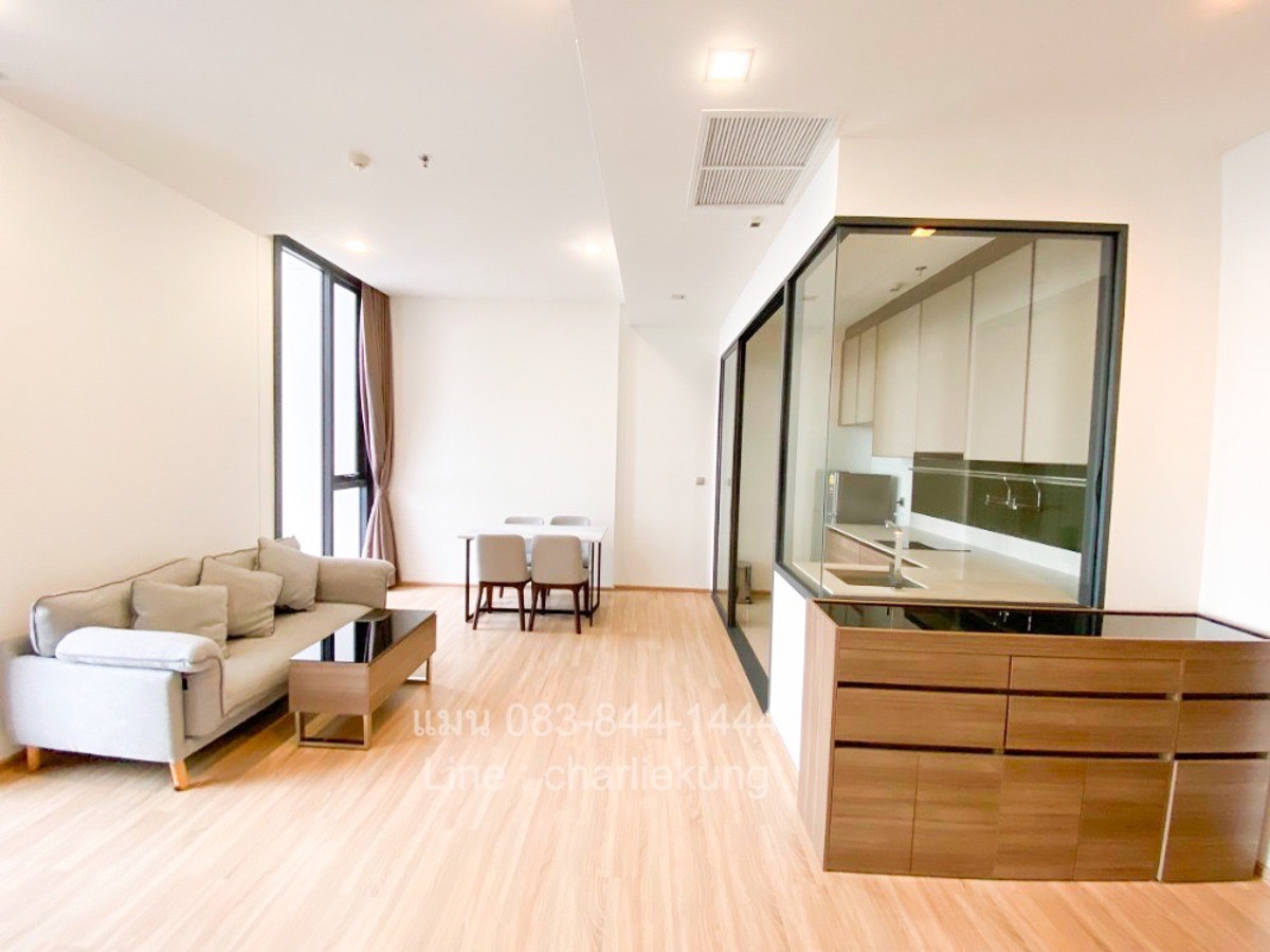 ให้เช่าคอนโดสะพานควาย จตุจักร : For Rent!🔥The Line Phahon-Pradipat 2 ห้องนอน 66.57 ตรม ชั้น 45 ทิศเหนือ เพดานสูง 3.5 เมตร🔥เพียง 38,000 บาท/เดือน🔥