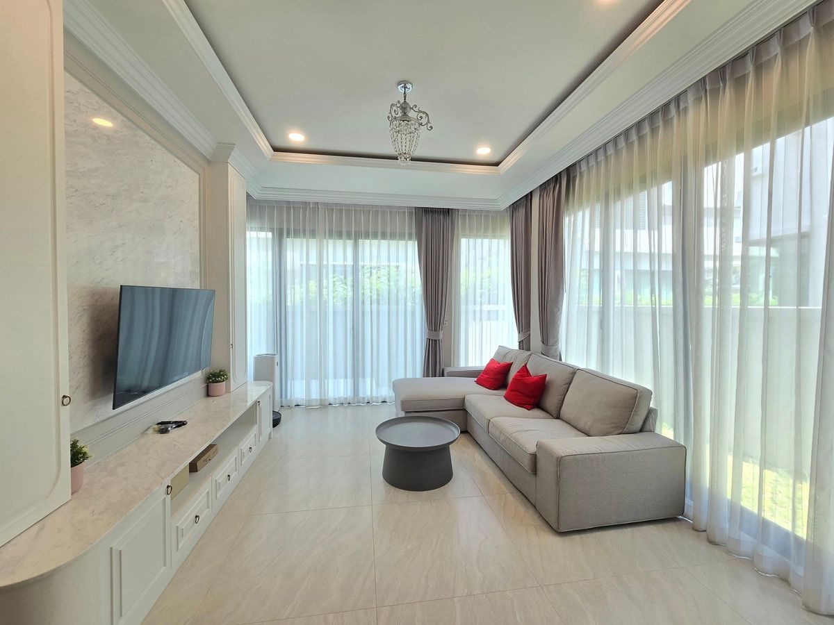 For RentPattanakan, Srinakarin : 💥💥 Rent a house in The Sonne Srinakarin - Bangna project, beautifully decorated, spacious usable area, convenient transportation, pets allowed🐶
