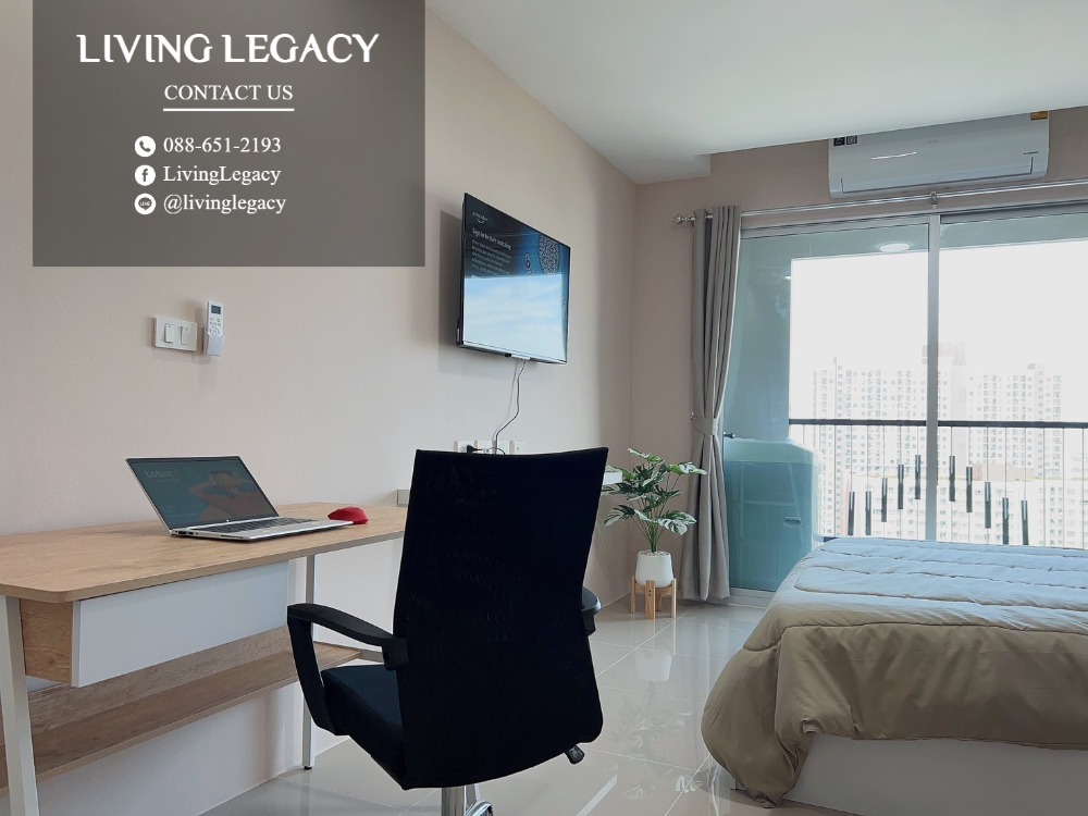 For RentCondoPattanakan, Srinakarin : LSZV0VVV Condo for rent Asakan Place Srinakarindra 32.48 sq m. 29th floor line id : @livinglegacy call : 088-651-2193
