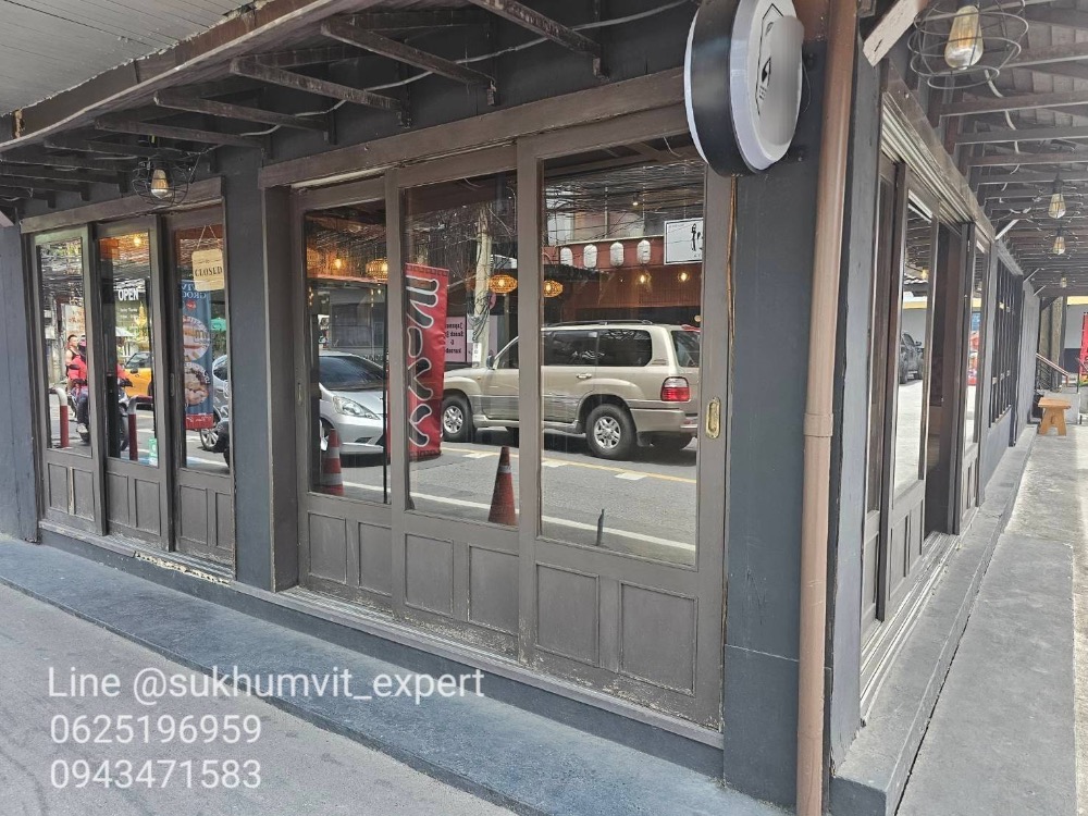 ให้เช่าร้านค้า/ตลาดนัดสุขุมวิท อโศก ทองหล่อ : ให้เช่าพื้นที่สำหรับทำร้านอาหาร ร้านค้า โชว์รูม ละแวกทองหล่อ