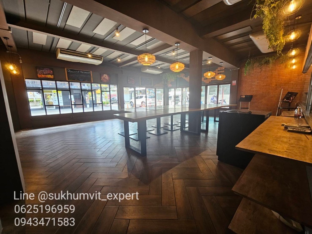 ให้เช่าร้านค้า/ตลาดนัดสุขุมวิท อโศก ทองหล่อ : ให้เช่าพื้นที่สำหรับทำร้านอาหาร ร้านค้า โชว์รูม ละแวกทองหล่อ