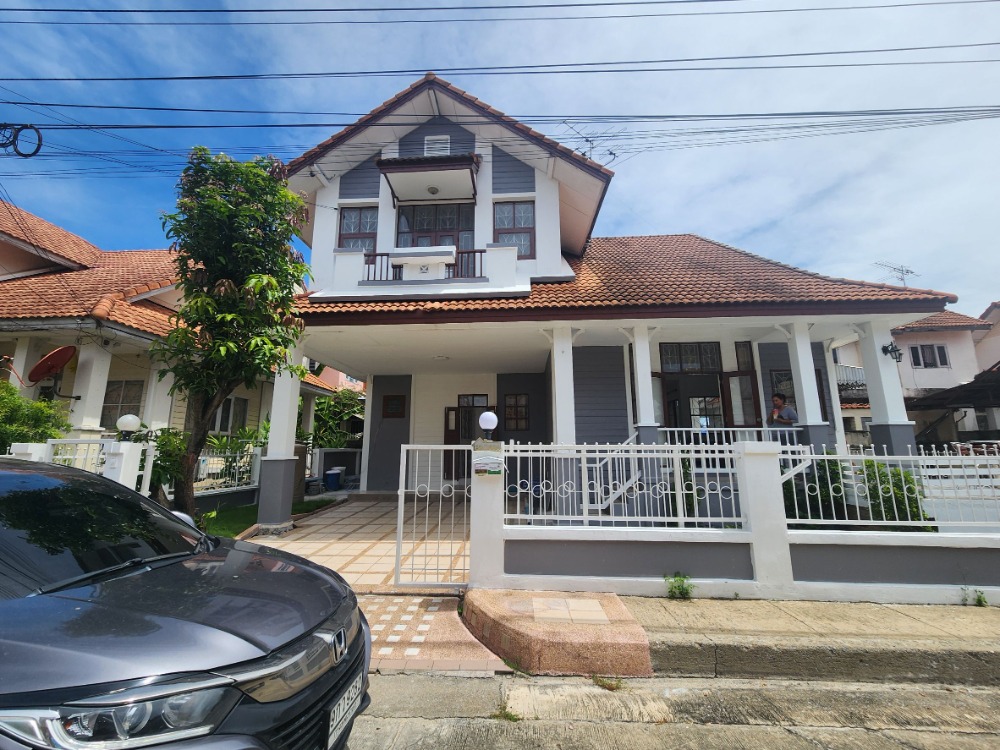ขายบ้านปทุมธานี รังสิต ธรรมศาสตร์ : ขาย บ้านเดี่ยว 50 ตร.วา. หมู่บ้านวรารักษ์ รังสิต คลอง3