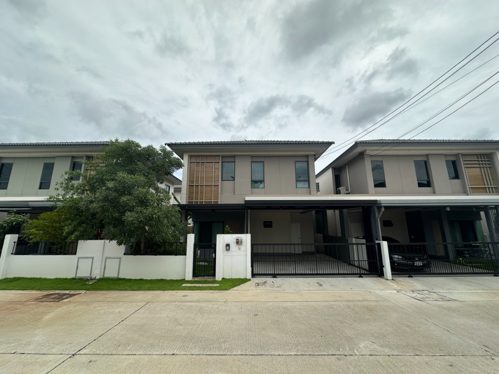 For RentTownhomeRama5, Ratchapruek, Bangkruai : 📌 For rent!! 🏡 Single house, Anabuki Habitat Village, Ratchaphruek (beautiful house, new construction project, quality society)📌