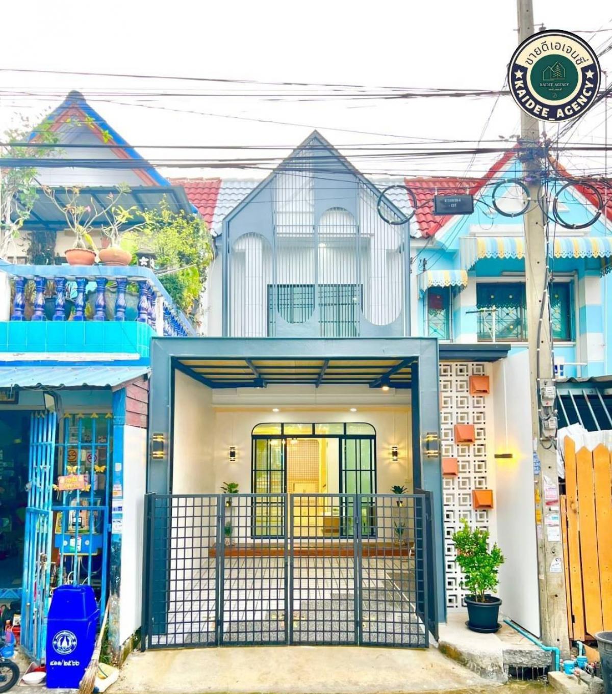 ขายทาวน์โฮมนนทบุรี บางใหญ่ บางบัวทอง : หมู่บ้านเต็มรัก  บางคูรัด ซอยวัดลาดปลาดุกบางบัวทอง นนทบุรี ใกล้เซ็นทรัลเวสเกตใกล้รถไฟฟ้ารถไฟฟ้าสายสีม่วง บางใหญ่ไกลห้างบิ๊กซี โลตัส แม็คโคร