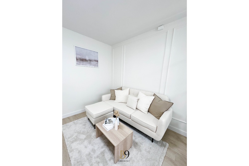 For SaleCondoLadprao101, Happy Land, The Mall Bang Kapi : For sale❗️Newly renovated room, very beautiful. All new furniture Plus close to the BTS 550 m. Special price 1.39 million baht.