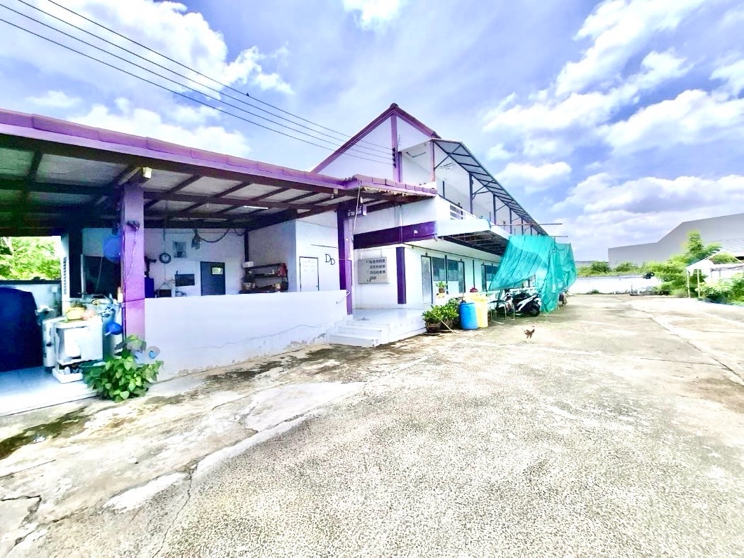 For SaleLandSamut Prakan,Samrong : Prime location land plot 1 rai with rental rooms, near Verso International School, next to Thanacity Golf Course, near Suvarnabhumi Airport