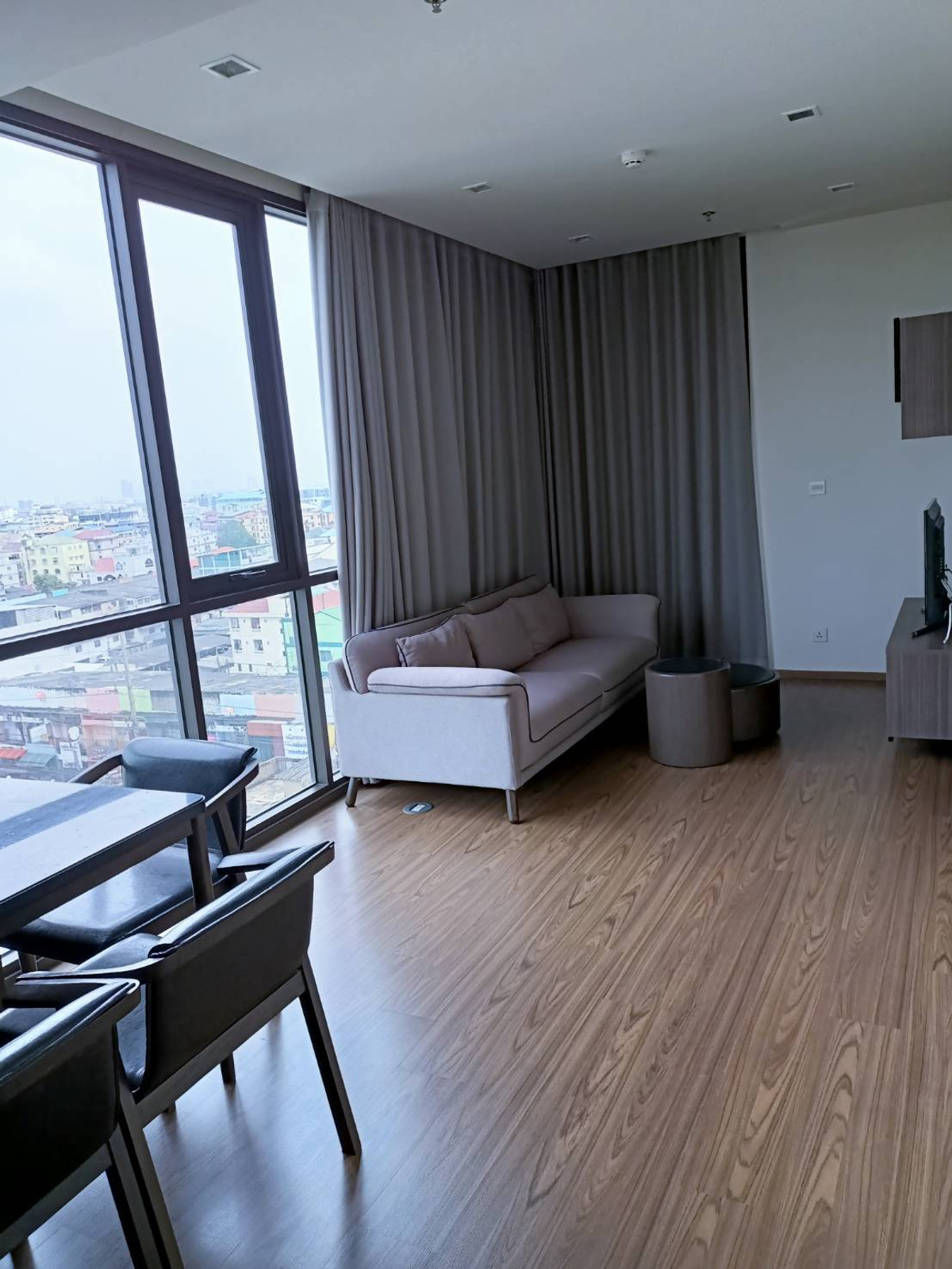 For RentCondoOnnut, Udomsuk : 💥2 bed 2 bath 61 sqm condo for rent at The Line Sukhumvit 71,  4000THB / month, Sukhumvit 71, BTS Phra Khanong💥