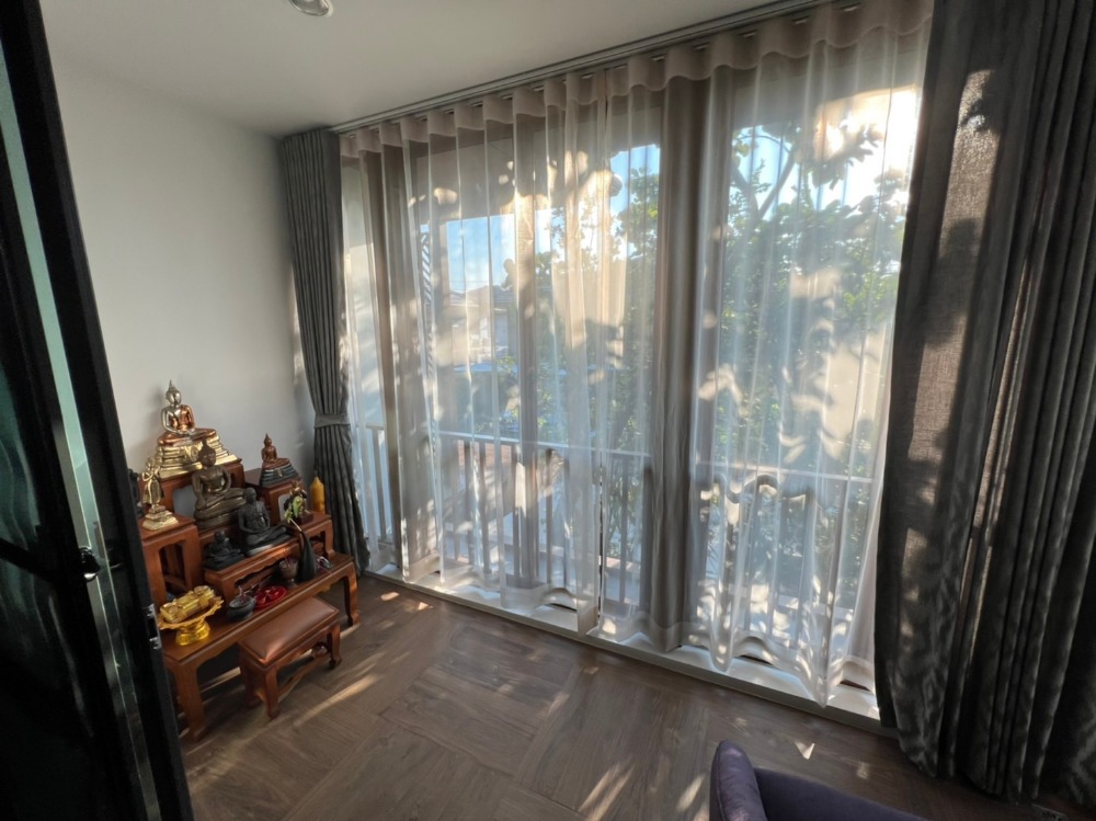 For RentHousePattanakan, Srinakarin : K-5895 For rent! Burasiri Phatthanakan, beautiful house, ready to move in, corner house, next to the common area