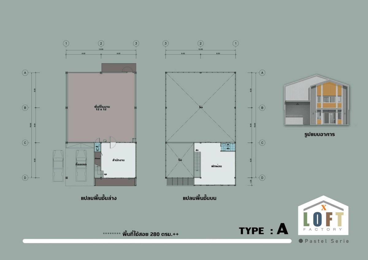 For SaleFactoryNonthaburi, Bang Yai, Bangbuathong : The Loft Minifactory 5 Warehouse, Factory, Commercial Building (The owner sells by himself)