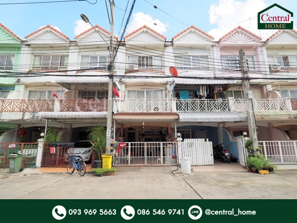 For SaleTownhomeNonthaburi, Bang Yai, Bangbuathong : 3-storey townhouse, Suan Nonville Village, Tha It - Sai Ma