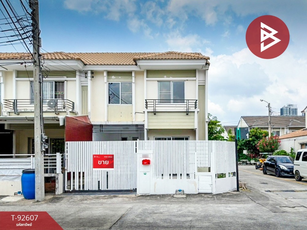 ขายทาวน์โฮมสมุทรปราการ สำโรง : ขายทาวน์เฮ้าส์ หมู่บ้านพฤกษาทาวน์ สุขุมวิท-เทพารักษ์ กม.1 สมุทรปราการ