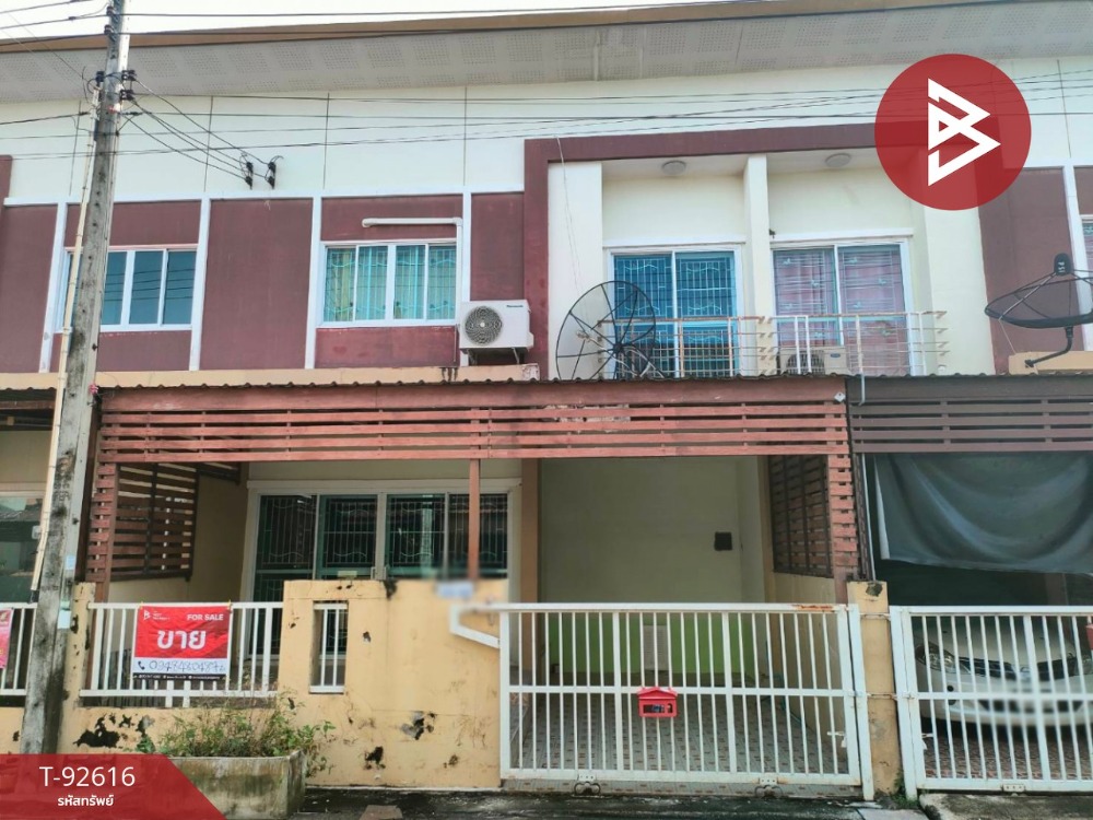 For SaleTownhomeChachoengsao : Townhouse for sale, Sivalai Village 1, Bang Phra, Chachoengsao, ready to move in