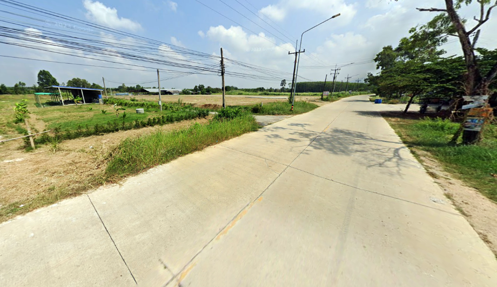 For SaleLandRayong : Vacant land, Rayong Province, Chaklao Road, 9 rai, Sukhumvit Road, 600 meters