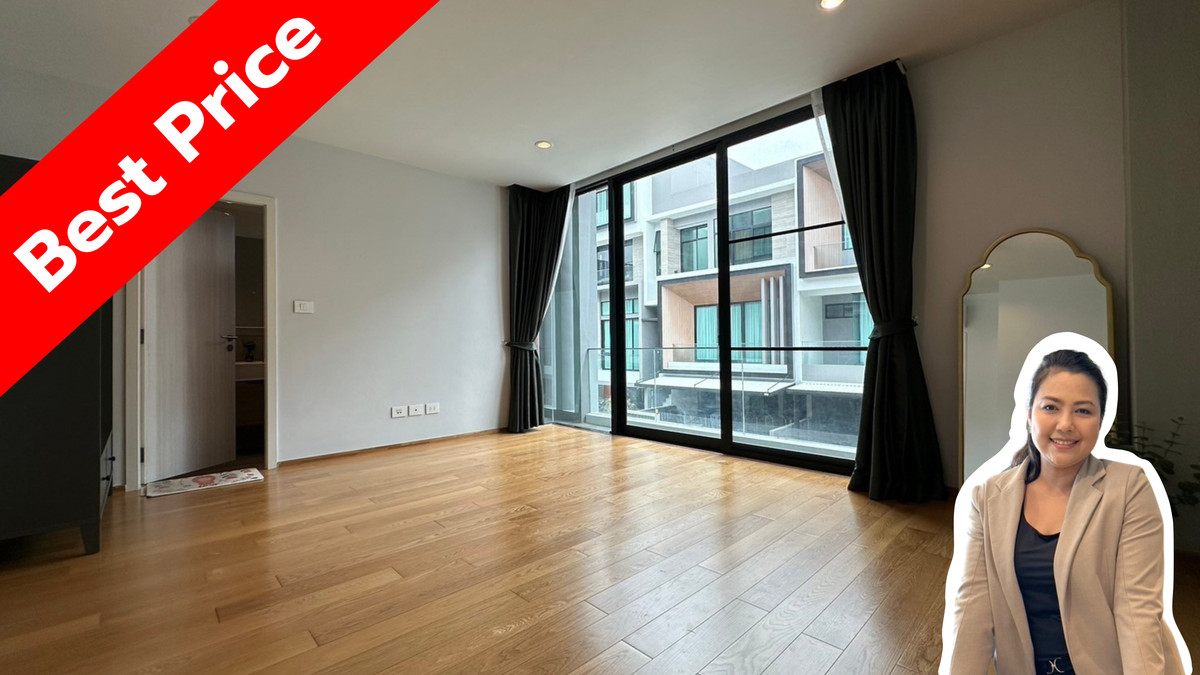 For SaleTownhomePattanakan, Srinakarin : For sale: 3-bedroom townhouse, beautifully decorated, Nirvana Define Srinakarin – Rama 9