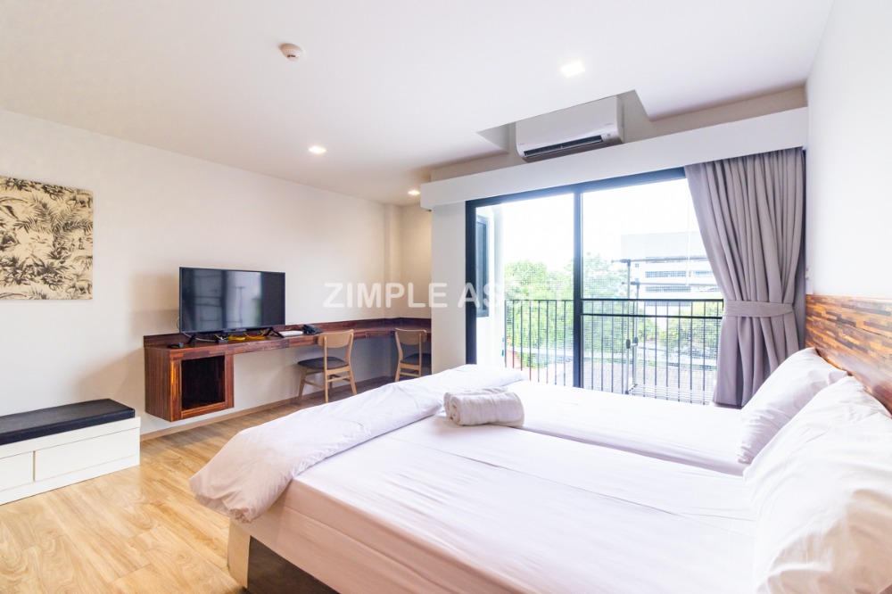 For RentOnnut, Udomsuk : Line: @zimple_asset Fully-furnished apartments in Sukhumvit 81, well-decorated rooms with convenient access, just 200 m. from BTS On Nut.