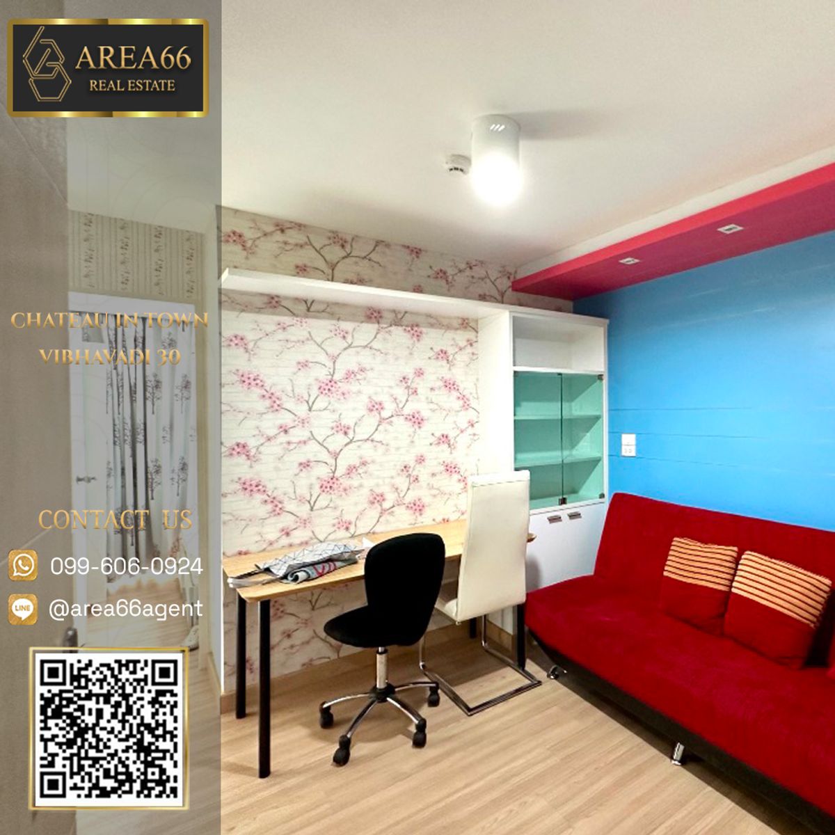 For SaleCondoKasetsart, Ratchayothin : 🔥 For sale!! Condo Chateau In Town Vibhavadi 30